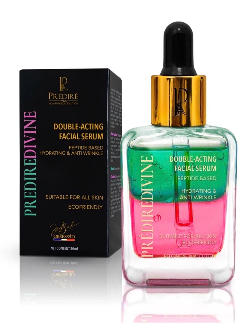 PRÉDIRÉ PARIS
Double-Acting Facial Serum Peptide Hydrating & Anti Wrinkle 950